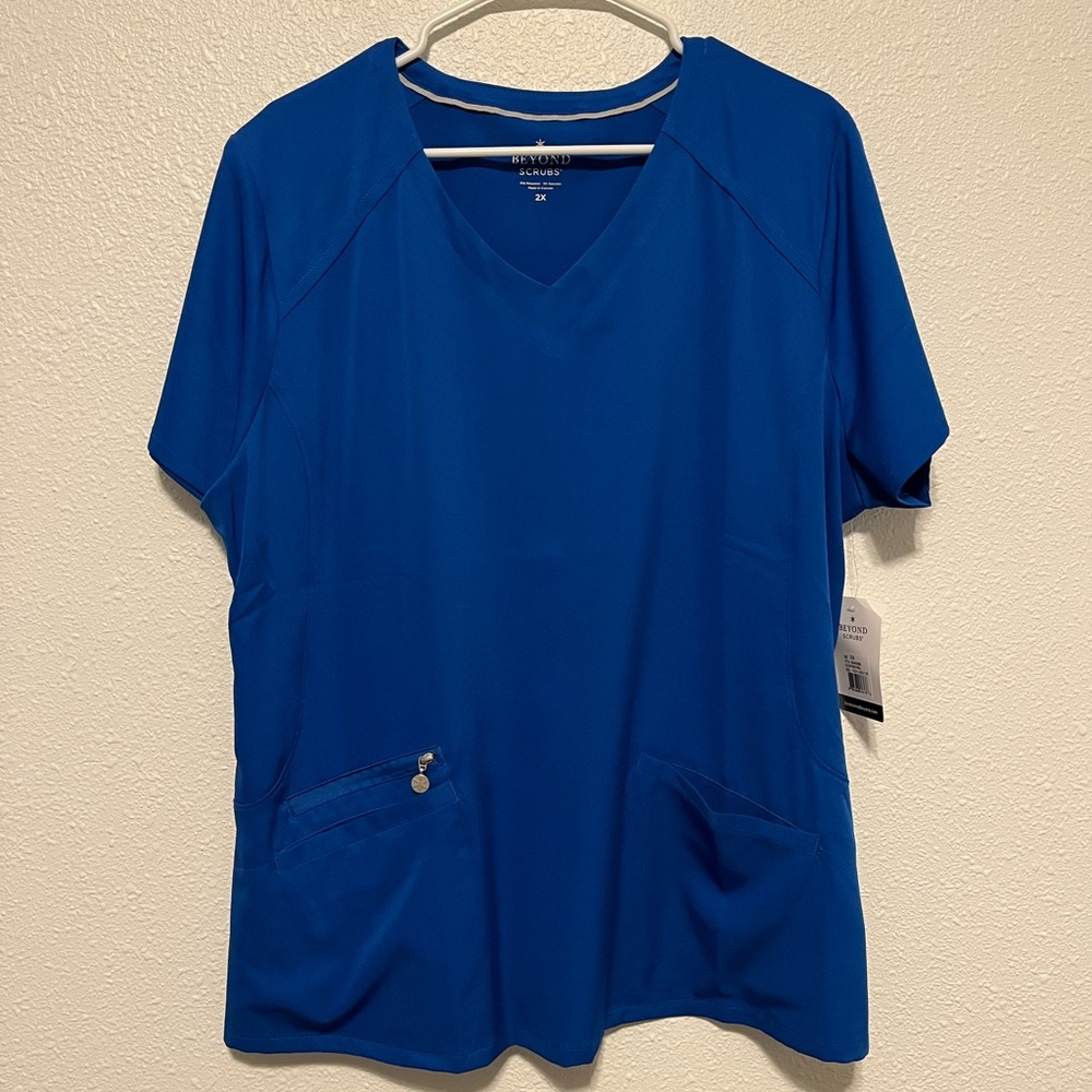NEW Royal Blue Scrub Top